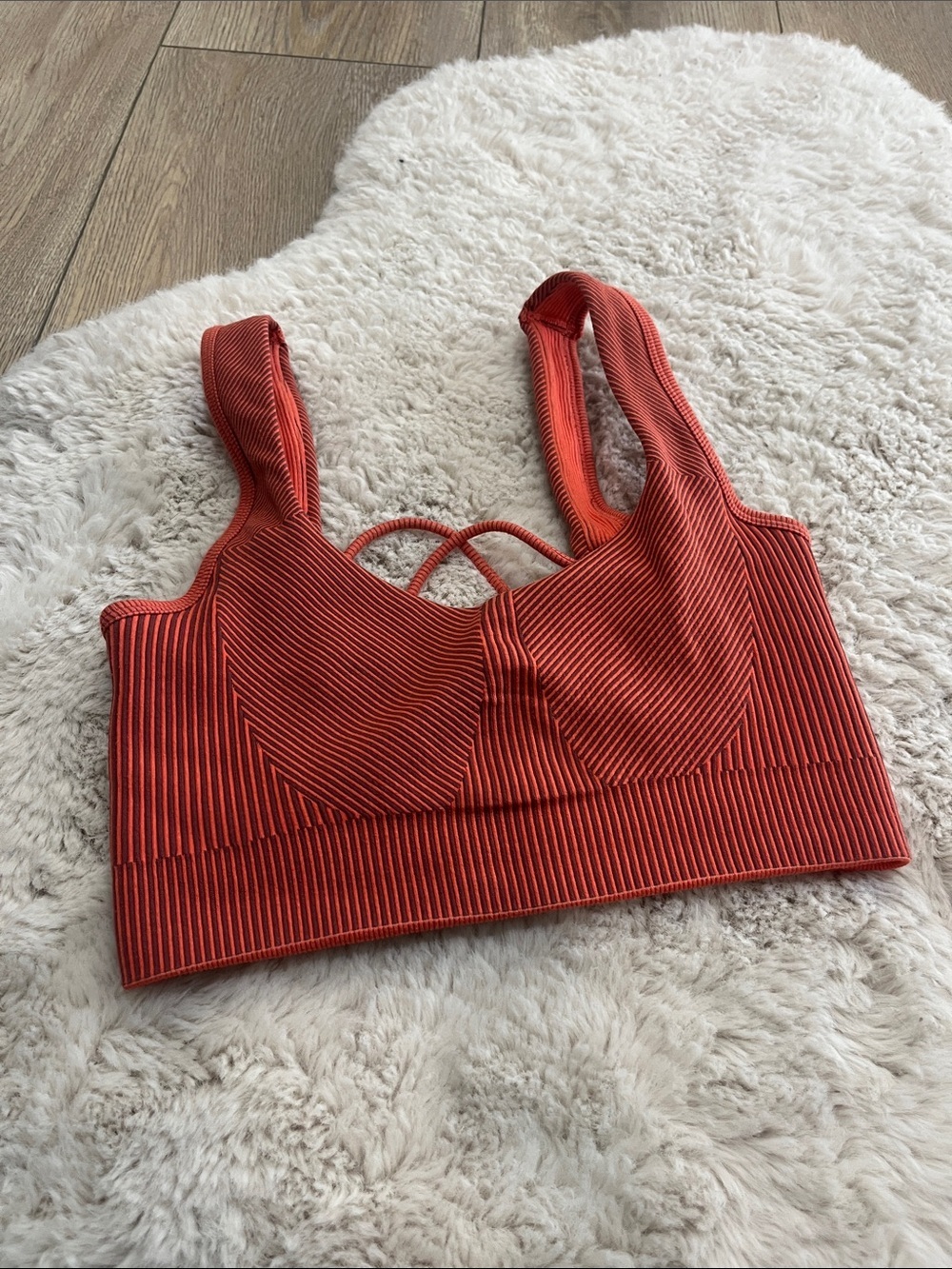 Fabletics ultra stretch m ribbed sports bra